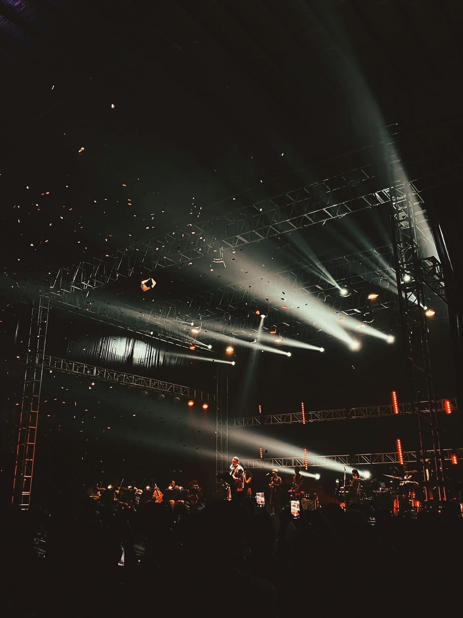 Guests enjoying a live event